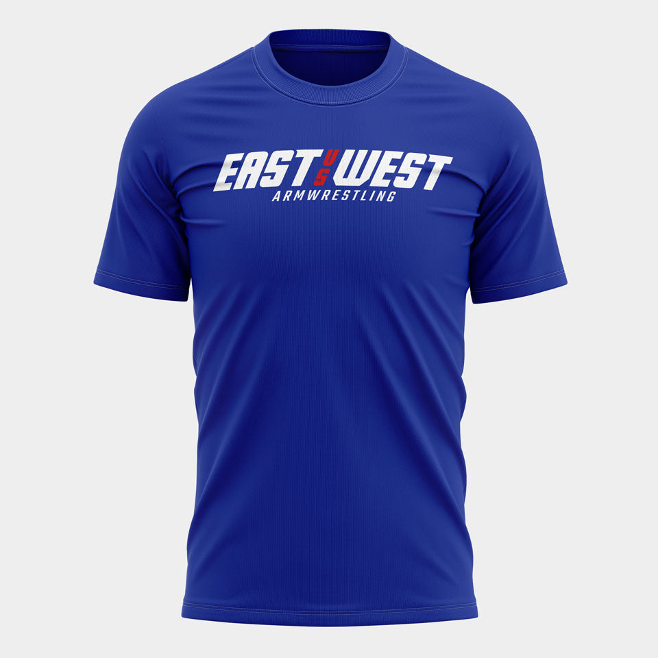 East vs West Blue Logo T-Shirt Logo T-Shirt
