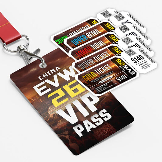 EVW26 Tickets, China