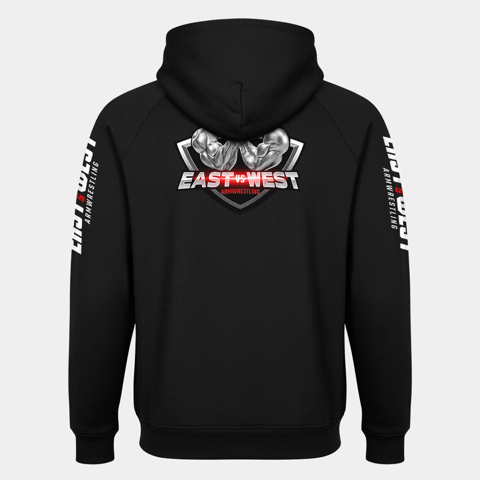 East vs West Black Hoodie