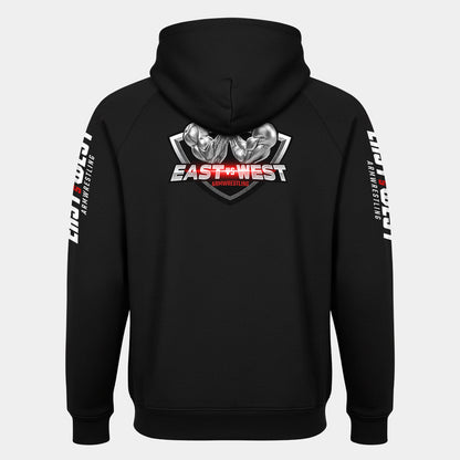 East vs West Black Hoodie