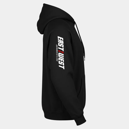 East vs West Black Hoodie