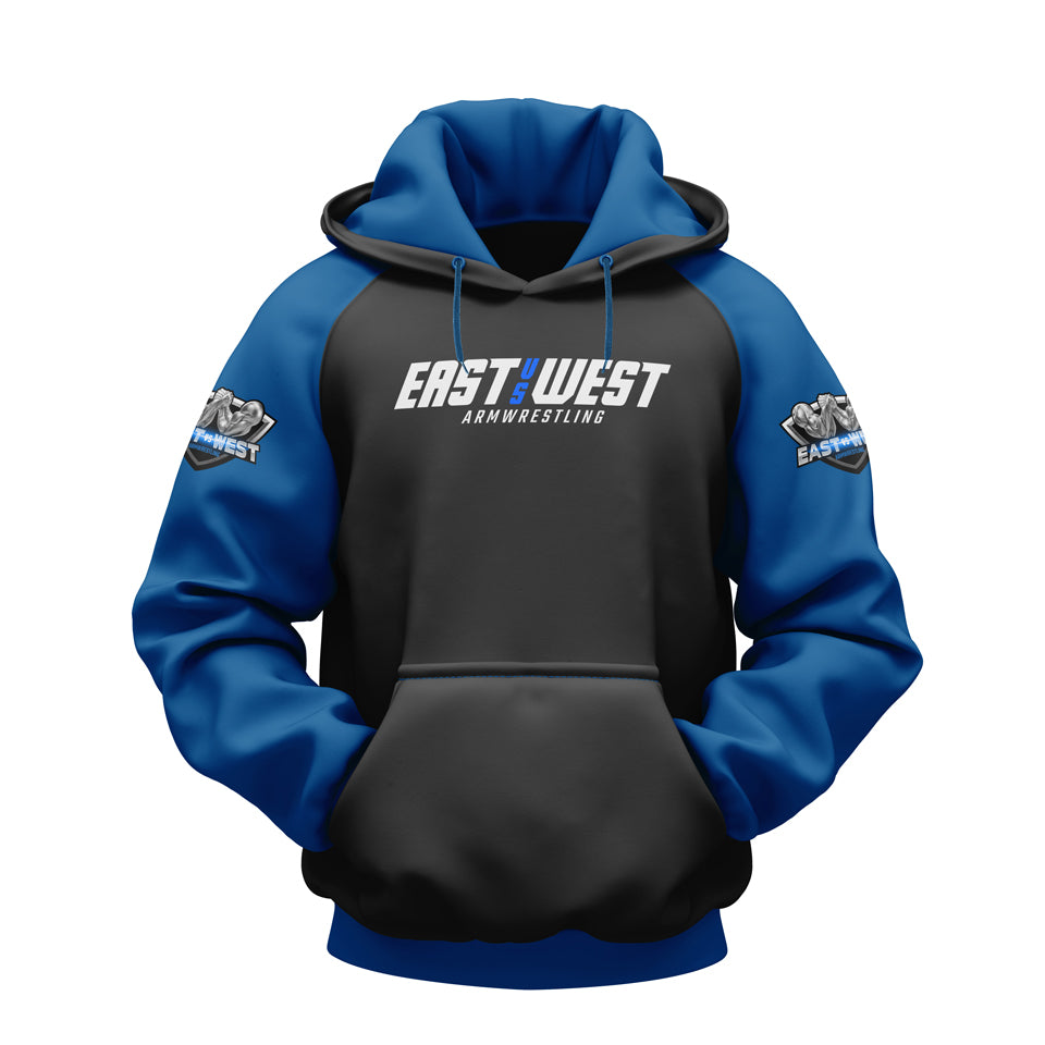 East vs West Blue Hoodie