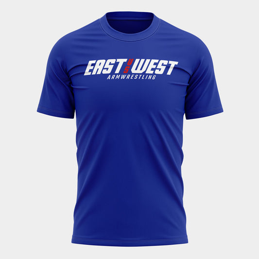 East vs West Blue Logo T-Shirt Logo T-Shirt
