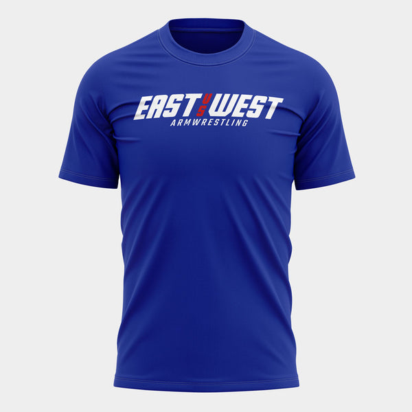 East vs West Blue Logo T-Shirt Logo T-Shirt
