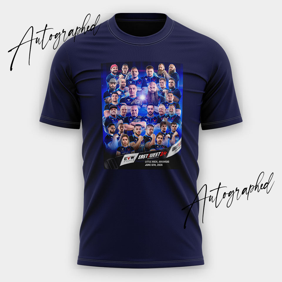 East vs West 24 Autographed T-Shirt