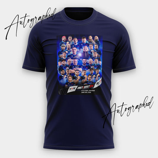 East vs West 24 Autographed T-Shirt
