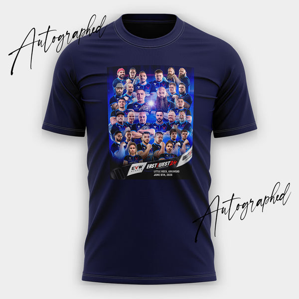 East vs West 24 Autographed T-Shirt