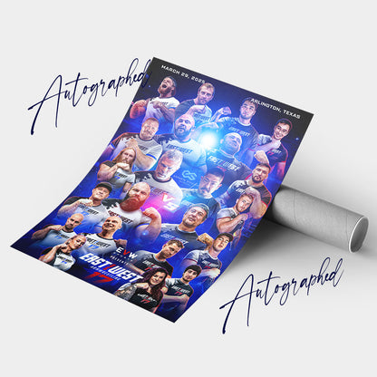 East vs West 17 Autographed Poster