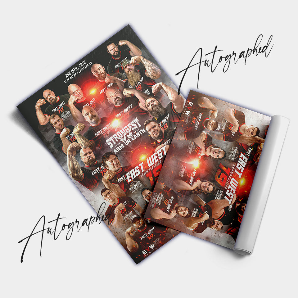 East vs West 19 Autographed Poster