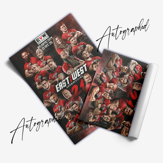 East vs West 21 Autographed Poster