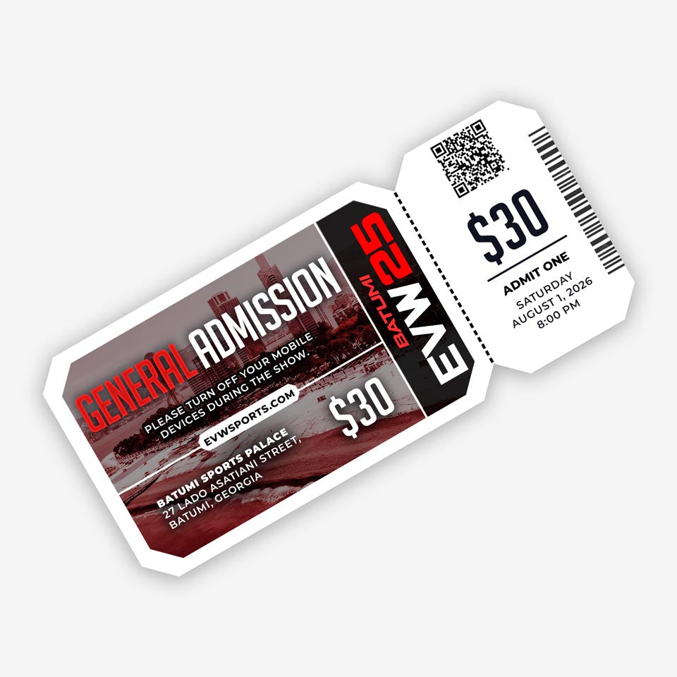 EVW25 Tickets, Batumi